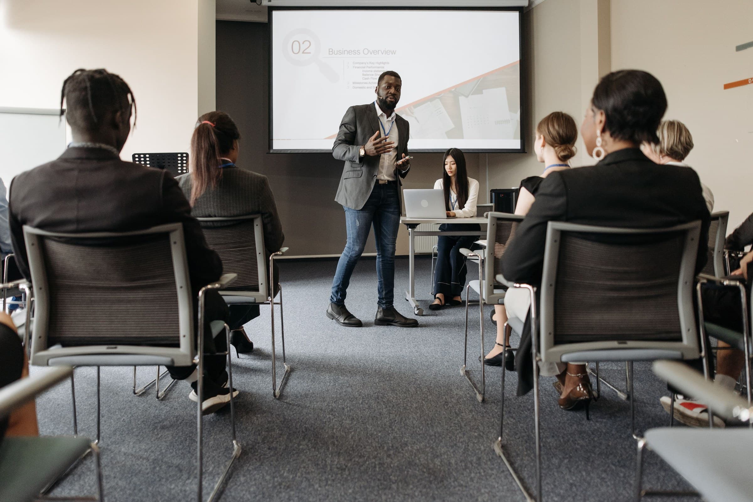 Professionals gathered for a live Career Clinic session
